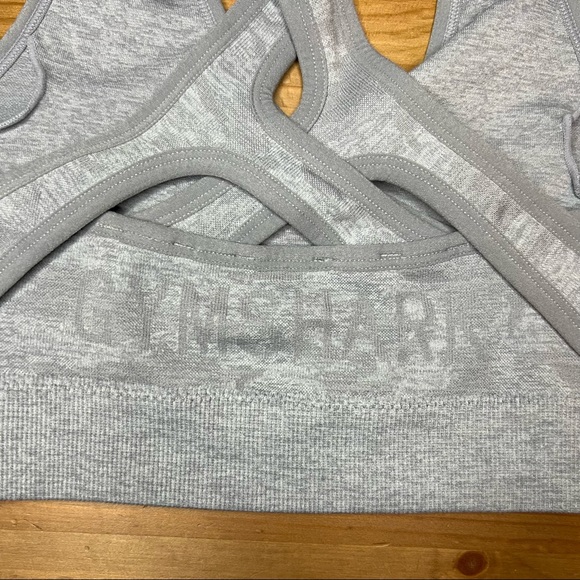 Gymshark Adapt Seamless Camo Print Sports Strap Back Sports Bra XS - Picture 5 of 6